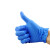 爱马斯APFNCHD一次性丁腈橡胶手套蓝色无粉食品实验室化工烘焙耐用加厚型S码100只装