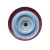 润宏工品  蓝色尼龙轮qlobe轮万向轮  一个价 蓝色12.5cm