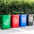 垃圾桶塑料带盖室外垃圾箱大容量商用户外厨房办公室工业加厚 40升灰色有盖