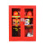 微型消防站消防柜消防器材全套装学校工地展示柜工具放置柜定制 1.2米加厚单柜