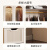 欧派（OPPEIN）法式奶油风衣柜卧室家用现代简约经济型成品组合收纳储物衣橱柜子 0.8m二门衣柜+顶柜 E0级实木颗