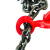 万尊 卸钢筋专用吊具8T6m起重链条吊钩吊环吊装工具