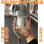 真空泵汽水分离器 玻璃杯水汽过滤器 负压气泵前置进气口滤水除水 G112口径15寸