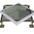 华荣星防静电钢化透明玻璃地板 机房配电室架空活动地板600*600（块）