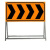 定制适合定制 前方施工 注意安全 可折叠反光道路施工标志牌 警示 前方施工车辆慢行 100*50*100