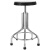 加厚不锈钢圆凳高脚凳子旋转护士手术凳吧台升降椅螺旋实验室 304材质加厚款(3脚)