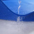 科尔尚 厚4.5mm蓝色塑料PVC镂空防滑地垫 1.6m宽X1m长
