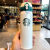 星巴克（Starbucks）保温杯女学生韩版简约304不锈钢杯弹跳杯男户外便携随行杯 白绿【升级款500ml】 2.1L