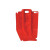 贝傅特 挡水板 红色可移动防洪挡板活动式塑料挡板防水防汛必备L型 红色内弯【66*75*68】