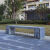 玖鼎新  天然花岗岩石椅长条石凳子户外庭院花园靠背学校公园园林母校长凳1.5米长石凳