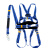 国标全身五点式高空作业安全带全套电工腰带双钩保险带安全绳套装 五点式围杆带款