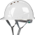 酷仕盾安全帽男工地夏季透气施工领导安全头盔国标ABS电力电工工人定制 三筋透气-白色