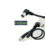 工业相机CCD监视器视频信号连接线 12芯插头一端焊线 12芯屏蔽双绞线 1m