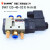 SANWO韩国三和电磁阀SVK1120二位五通气动单控制先导式电池阀24V SVK1120-5D-02(24V)插座式