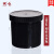 塑料直身瓶 涂料油墨罐广口直筒瓶HDPE大口塑料瓶100/150/250/300 500ml黑色