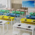 学校辅导班中小学生课桌椅组合培训桌单双人学生书桌 双层长80*宽40*高75 加固型 颜