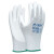 星宇/ 劳保手套PU508同（FU208） 涂层防滑白针织PU涂掌手套打包透气手套 白色12副 L码