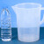 午励 塑料烧杯 实验室器皿 塑料量杯 实验室塑料刻度杯 1000mL 