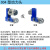 腾锟  4号BT40型防水结构型钻磨镗铣电机组合高精度动力头主轴头 蓝色低速BT40+3000W电机 