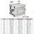 贴片机移印机CDQ2B气动小型薄型气缸CQ2B20-10/15/25/30/35/40*50 CQ2B32-10D普通