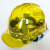 约巢工程建筑工地攀岩春夏季防砸晒透气白色透明安全帽头盔 黄色