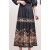 夏季女士中国风马面裙现代中式国潮大码民族风改良半身裙明制汉服 花开富贵（冰丝） XL（90-130）斤