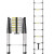 BGA-23 多功能铝合金 竹节直梯 加厚升降折叠梯子  伸缩梯 单面直梯2米