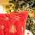曼影（MANYING）新品圣诞亮片毛绒抱枕套轻奢雪花节日客厅沙发装饰礼物靠枕腰枕套 白色金 30*50cm不含芯