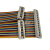 机排线一分二2个34P32P治具连接线铜材质2.54mmfc可彩排线 0.5米 排线长度定制