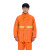 佳护 环卫工人水反光分体服 橘色（单层）雨衣套装 xxl