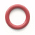 硅胶o型圈外径9/10/11/12/13/14/15/16*线径1mm防水密封圈级 红硅外径11*1（10个）