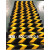 橡胶护角条橡胶警示防撞条地下车库反光护角条车间柱子反光护墙角 圆弧80公分长80*10*0.8cm 优质橡胶(规格齐全)
