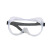 ANDX  全封闭透明四珠护目眼镜  1个 护目眼镜 