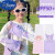 迪士尼（Disney）儿童冰袖三丽鸥正版宝宝防晒冰丝袖套小女孩户外防紫外线套袖护臂 6#KT猫白粉[儿童版]