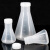 稳斯坦 塑料三角烧瓶 加盖带刻度锥形瓶试剂瓶 50-1000ml套装（共5个） WW-65