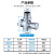 水之声 G011147 蹲便器延时冲水阀手按式厕所开关延时阀大便冲洗阀自闭式卫生间冲便器 1寸锌合金小体