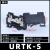 HXDU URTK-S黑色【1只】 电流端子电流实验试验端子URTK/S导轨电流接线端子排定制