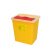 普霖乐 医疗利器盒 圆形方型锐器盒废物桶塑料垃圾桶医院收纳盒 备件 3升方形 