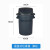 圆形垃圾桶大号80L带轮商用塑料带盖物业120升户外垃圾箱定制 120L摇盖式垃圾桶(带底座)