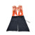 喷砂机专用手套 帆布橡胶超耐磨 手动喷沙机手套大小可 橘色布一双35cm XL