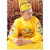 立赐古代皇帝龙袍清朝皇帝的衣服服装成人明朝皇上古装男汉朝朱璋明制 黄色中衣 160