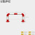 仁聚益定制适用u型钢管护栏挡车防撞栏道路隔离栏加油站岛M型防护栏加厚隔离立柱 定制各种型号尺寸