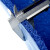 金诗洛 KSL184 加厚防滑地垫(18米)耐磨丝圈卷材地毯PVC垫酒店电梯商场 蓝色1.2m宽