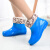 德国国产品质时尚短筒防水鞋雨鞋低筒雨靴女夏季厨房工作胶鞋防滑 蓝色单鞋标准码 39