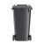 Honey Cute户外垃圾桶加厚大号垃圾桶物业小区公用分类环卫带盖垃圾箱-120L黑
