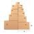 半高纸箱批发扁平长方形包装纸盒矮箱子快递箱发货打包箱 三层B楞 半高12号200个