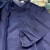一次性工作服实验服白大褂SMS加厚无纺布防护服厂参观服 PP30克深蓝魔术贴橡筋袖口 M