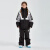 狮奥利兴23新款滑雪服套装儿童保暖加厚防风防水户外雪服 紫色（女） 110