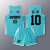 准者美式:新款团队班服套装男女来图定制篮球衣男全套球衣定制 619-蓝色