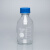 定制适用KimbleKimax蓝盖试剂瓶肖特蜀牛液相流动相溶剂瓶GL45耐高温试剂 100ml 蓝盖 透明